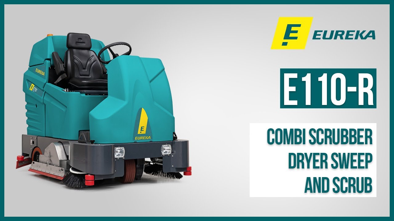 E110-R Eureka | Combined sweeper / scrubber dryer