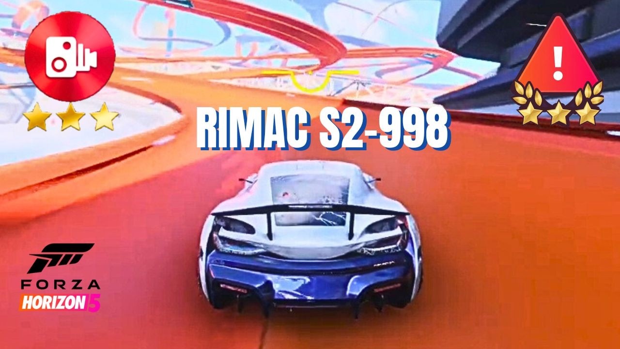 Forza Horizon 5: Hot Wheels & Badlands Anything Goes Challenges - PR Stunts [Rimac Nevera] - PS5
