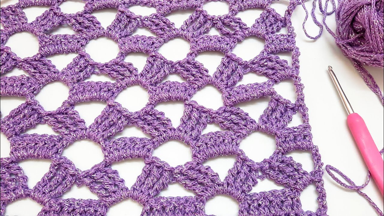 Super Easy 💖 Beautiful Flower Crochet Pattern Knitting Pattern * Crochet Scarf, Etol Shawl, Tunic