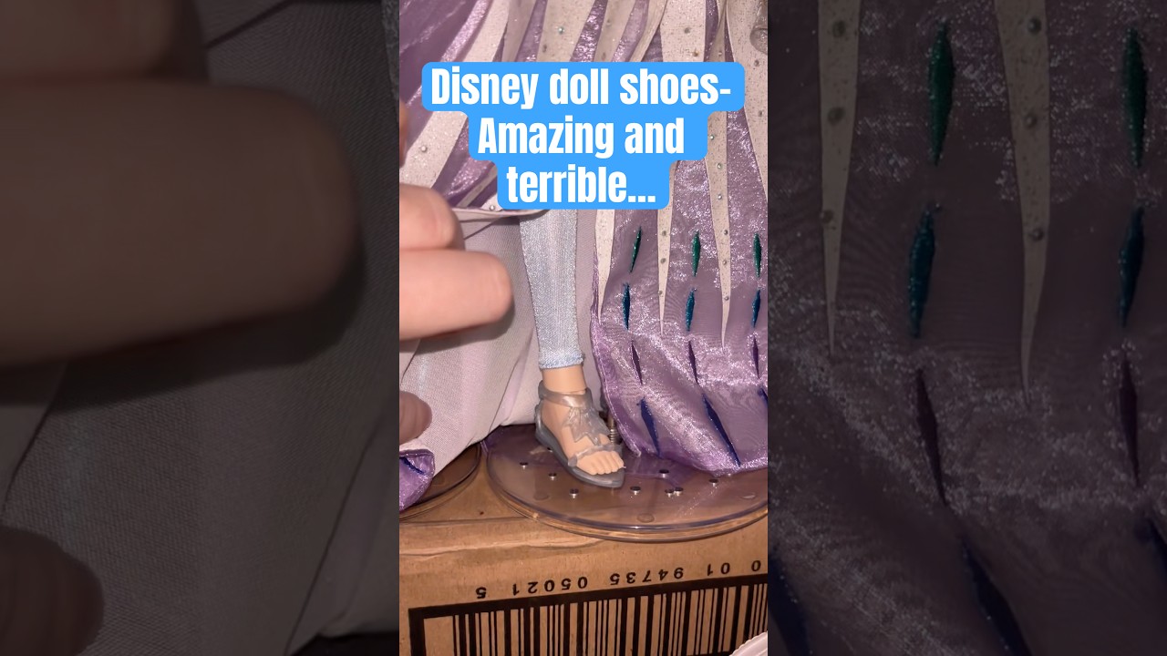 The hidden details of Disney Princess LE dolls! (Gorgeous/awful shoes!)