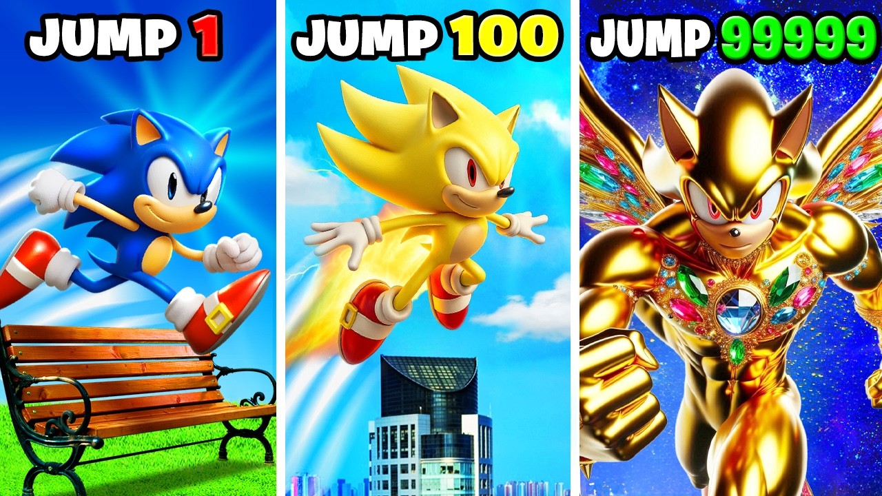 Upgrading SUPER SONIC With EVERY JUMP In GTA 5!