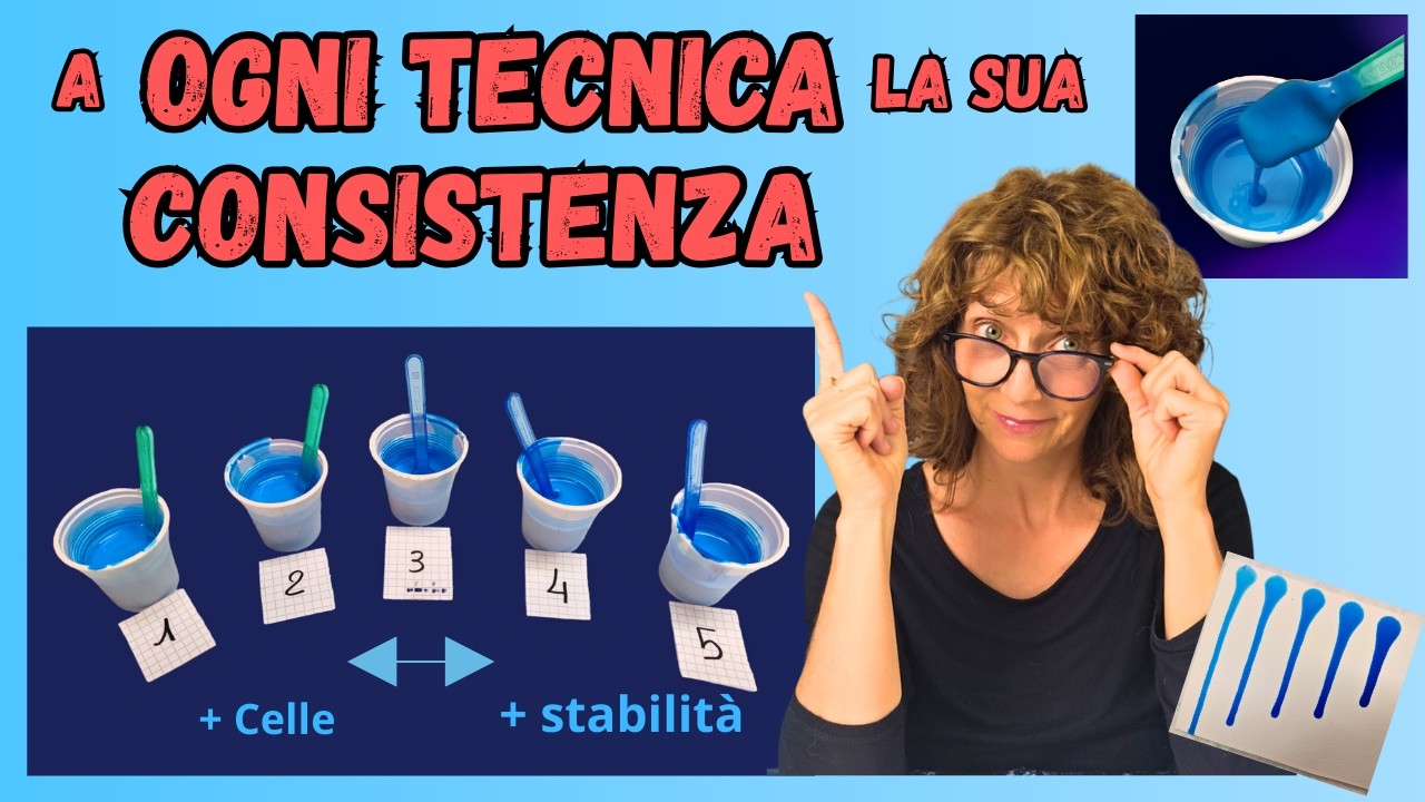 16. La Consistenza giusta per ogni Tecnica - principi di fluidodinamica applicati alla FluidArt