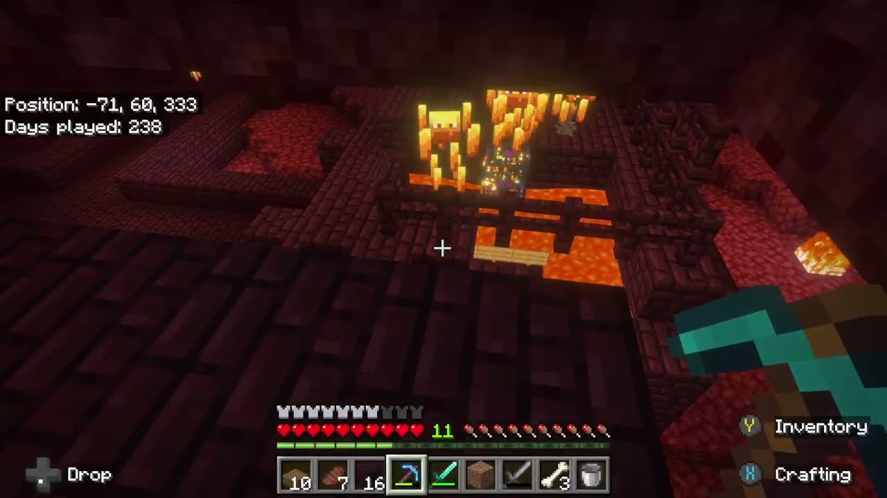 I'm building a Minecraft Forever World - Building a Blaze Rod Farm in Survival (Day 230+)