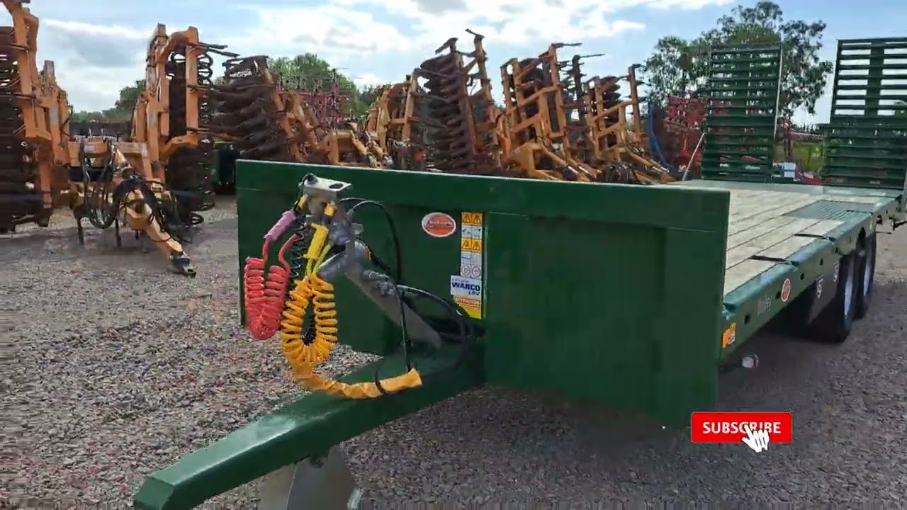 BAILEY 26Ft (8m) 15T Twin Axle Beavertail Plant Trailer/Bale Trailer - Walkaround
