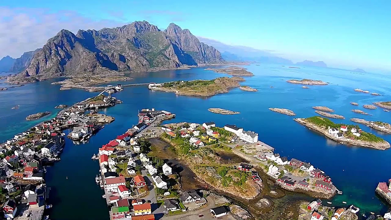 Phantom 2 Vision+ footage of Lofoten Islands in Norway