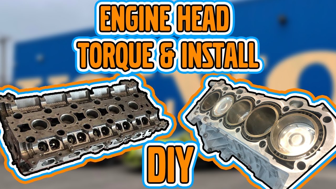 ENGINE HEAD TORQUE SEQUENCE **DIY** I  VOLVO V70R Build Part 10