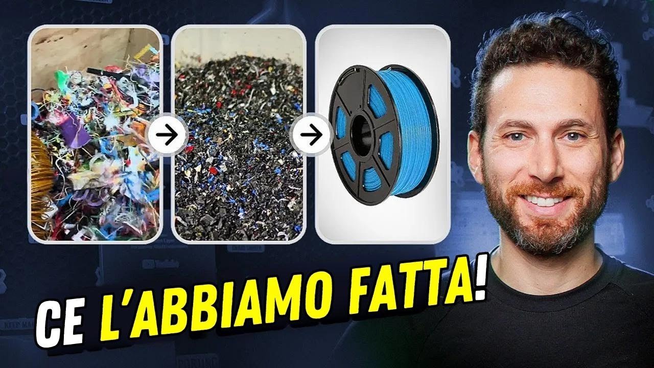 Ho finalmente scoperto il riciclo filamenti economico a casa!