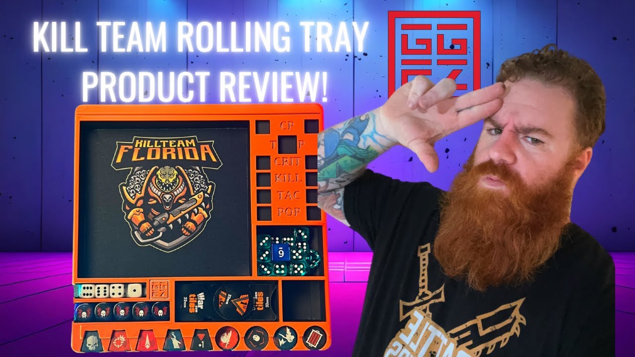 GGEZPrints Kill Team Rolling Tray Product Review