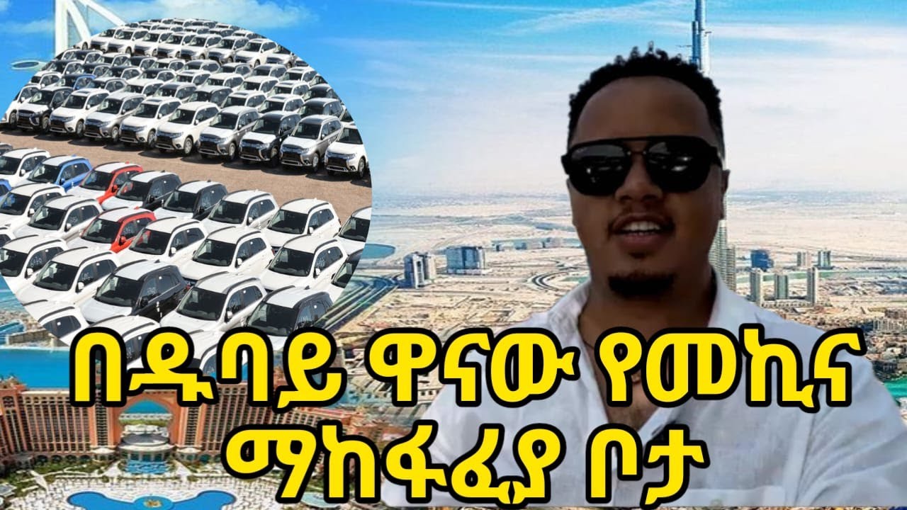 ትልቁ የመኪና መሸጫ ዱባይ /the biggest  car market Dubai aweer #automobile #vlog #tedyafro #dubai #tiktok