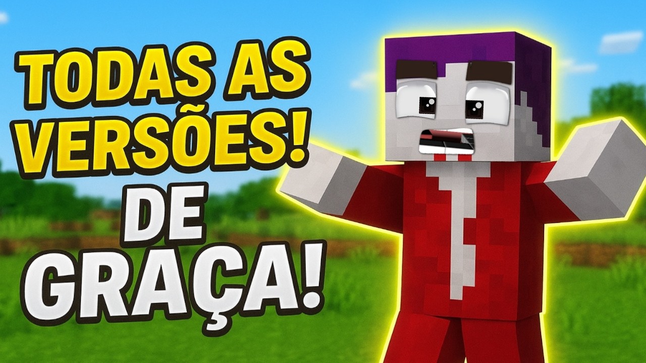 JOGUE QUALQUER VERSÃO do MINECRAFT BEDROCK no PC (DE GRAÇA!)