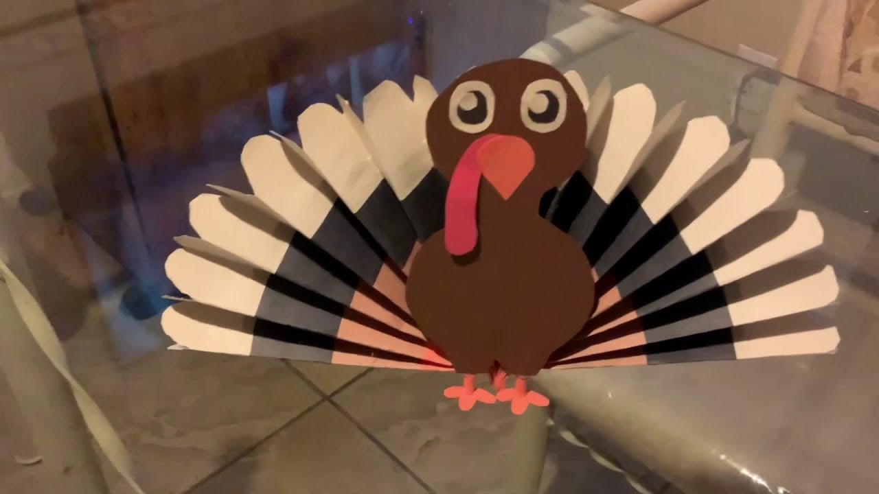 Como hacer un pavo o turkey 🦃 de papel facil (diy turkey) thanksgiving. Dia de accion de gracias