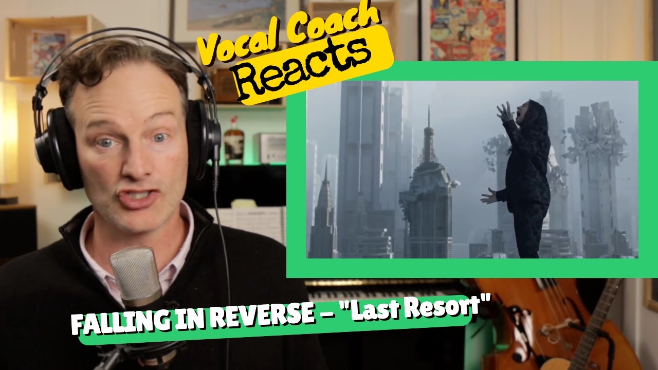 Vocal Coach REACTS - FALLING IN REVERSE 