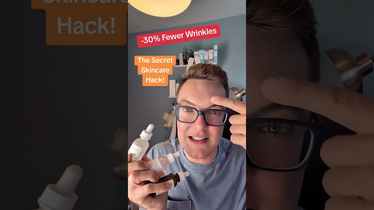 REMOVE FOREHEAD WRINKLES - Better Than Botox ( peptide layering ) #shorts