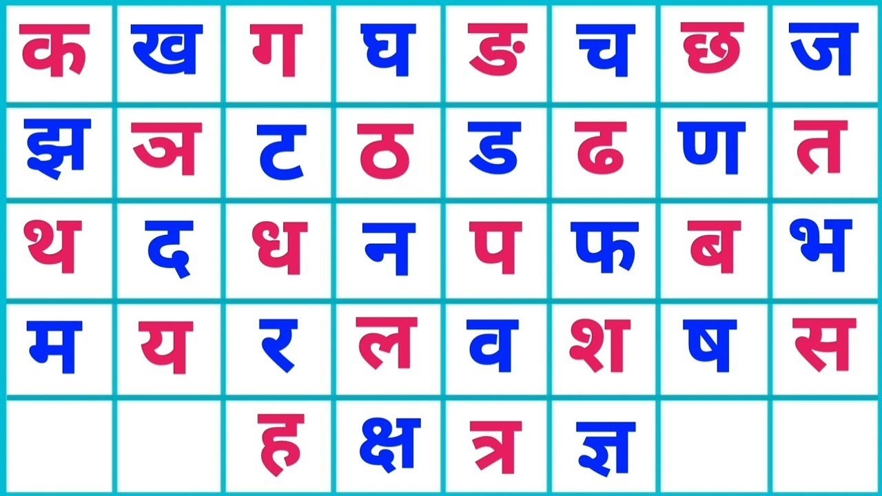 क ख ग घ हिंदीवर्णमाला | Hindi varnamala | Ka kha Ga Gha