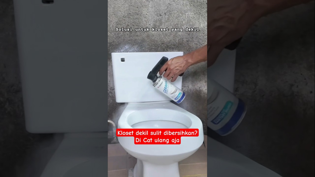 solusi kloset kotor terkikis #tips #perawatanrumah #kloset #reparation