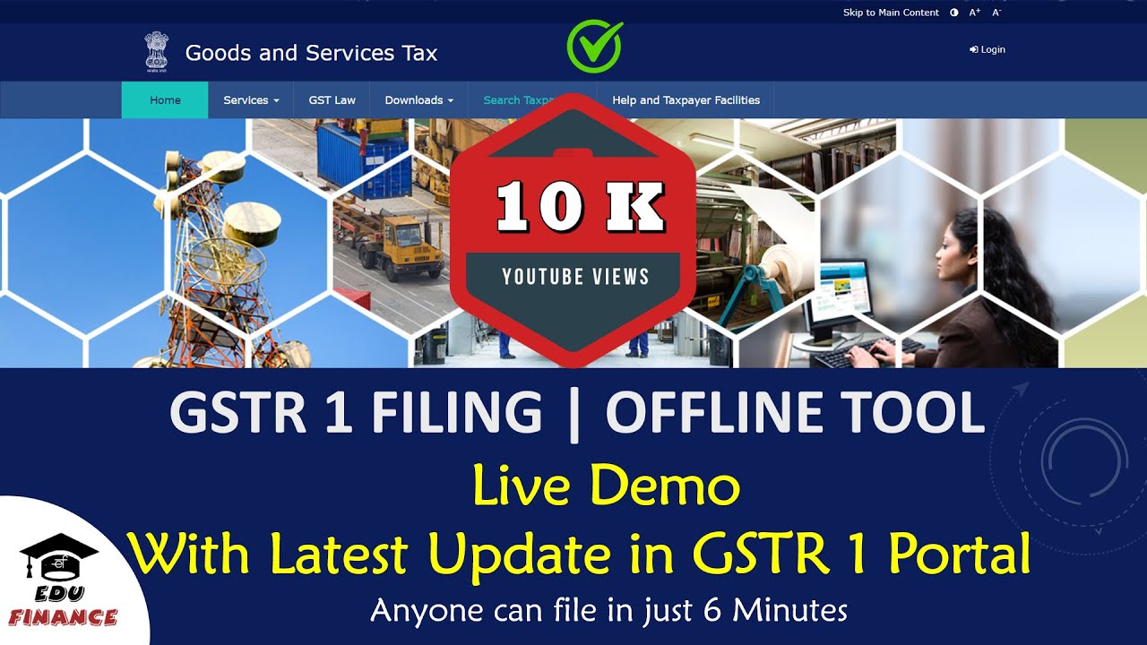 How to prepare GSTR1 using Offline tool ? | Updates Included |