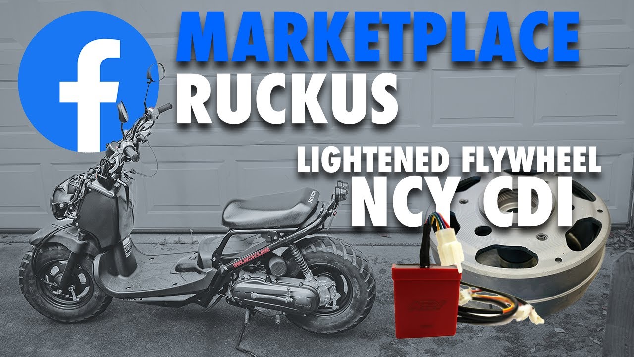 MarketPlace Ruckus Lightened FLYWHEEL и NCY CDI #smallenginevelocity #hondaruckus