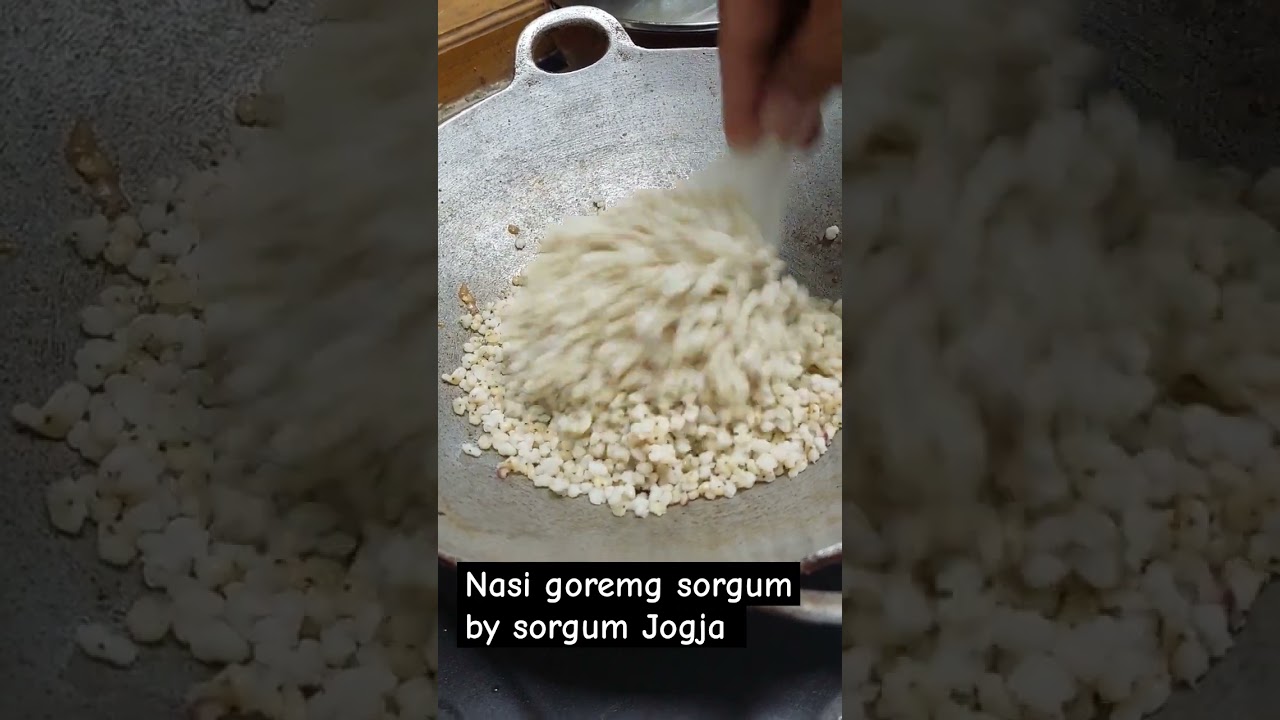 #NasiGoreng #Sorgum cukup bawang merah, bawang putih, cabai, ditumis, masukan sorgum. #panganlokal