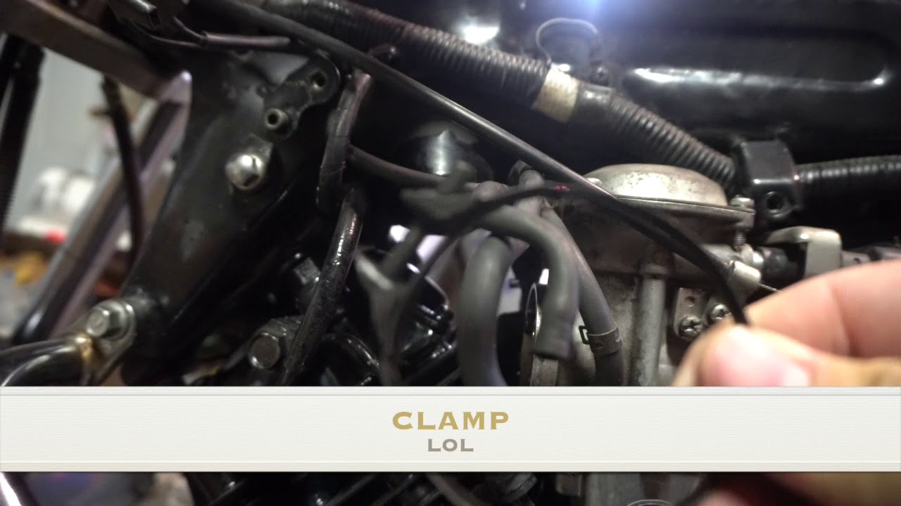 Yamaha Virago Carb Removal on a XV1000