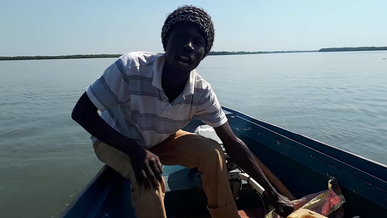 Boat riding in Lamin Lodge with Haman Jallow and Nice Gambia - The Gambia