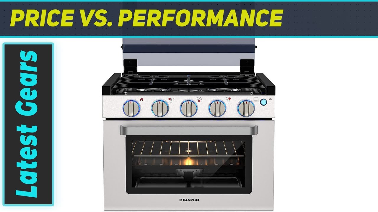 CAMPLUX RV Stove Gas Range 17 inches Tall - The Ultimate Compact Cooking Solution for Your RV