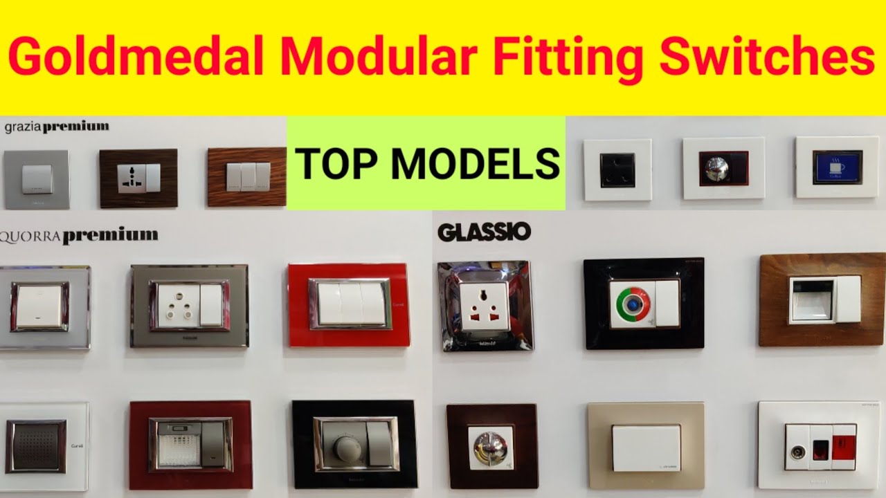 Goldmedal Modular Bijali Fitting Accessories Top 3 Models Quorra Premium, Grazia Premium, Glassio