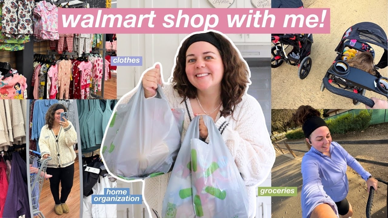Совершайте покупки вместе со мной в Walmart! (одежда, организация дома, + продукты)