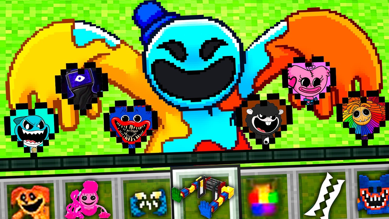 ¡Minecraft PERO hay CORAZONES de POPPY PLAYTIME 4! 🎩😈