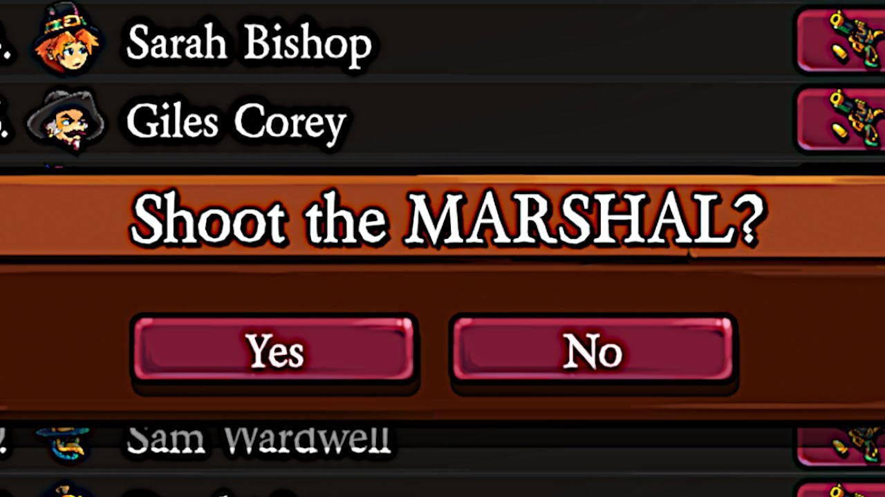 TT Deputy ? BLAST THE MARSHAL!! - BetterTOS2 Town Traitor