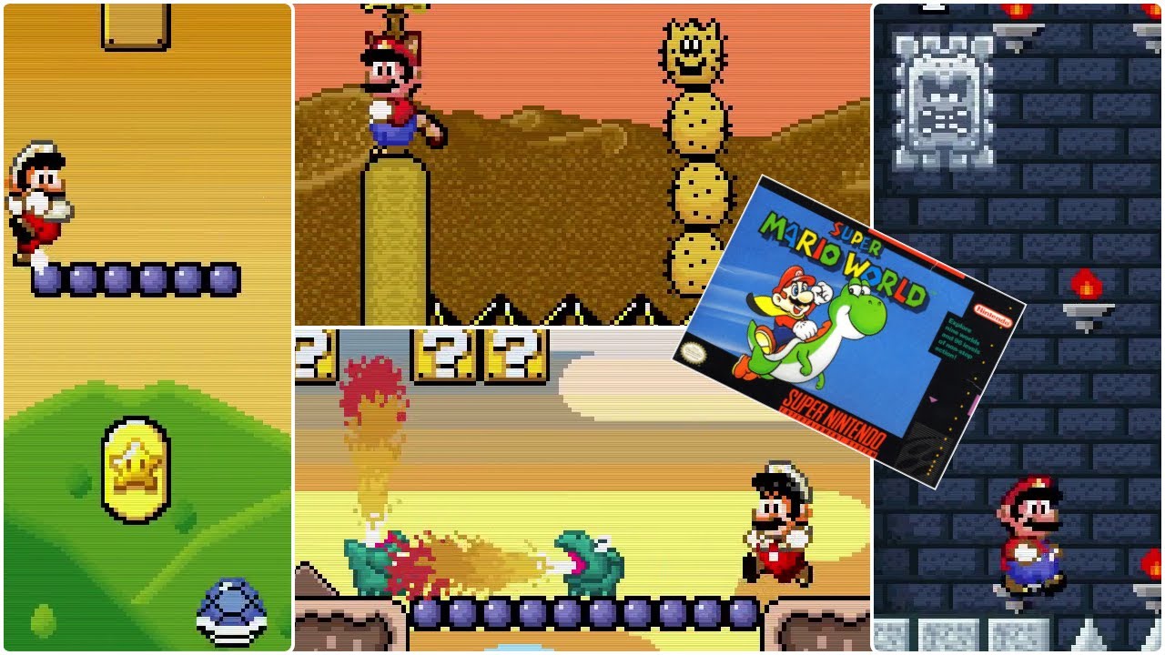 Super Mario World: Mario's Island Exploration (HD/60 FPS) [Epilepsy Warning]