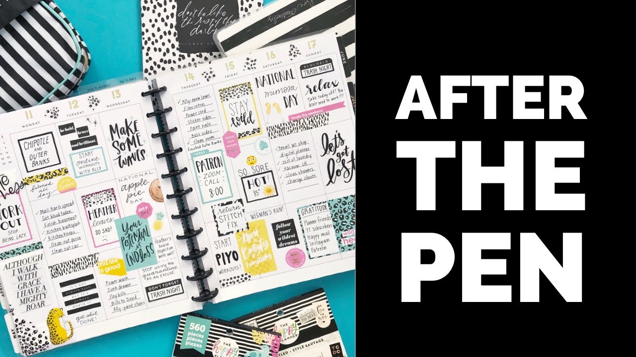 How I Fill Out My Big Happy Planner // Plan With Me After the Pen! // May 11-17, 2020 // Wild Styled