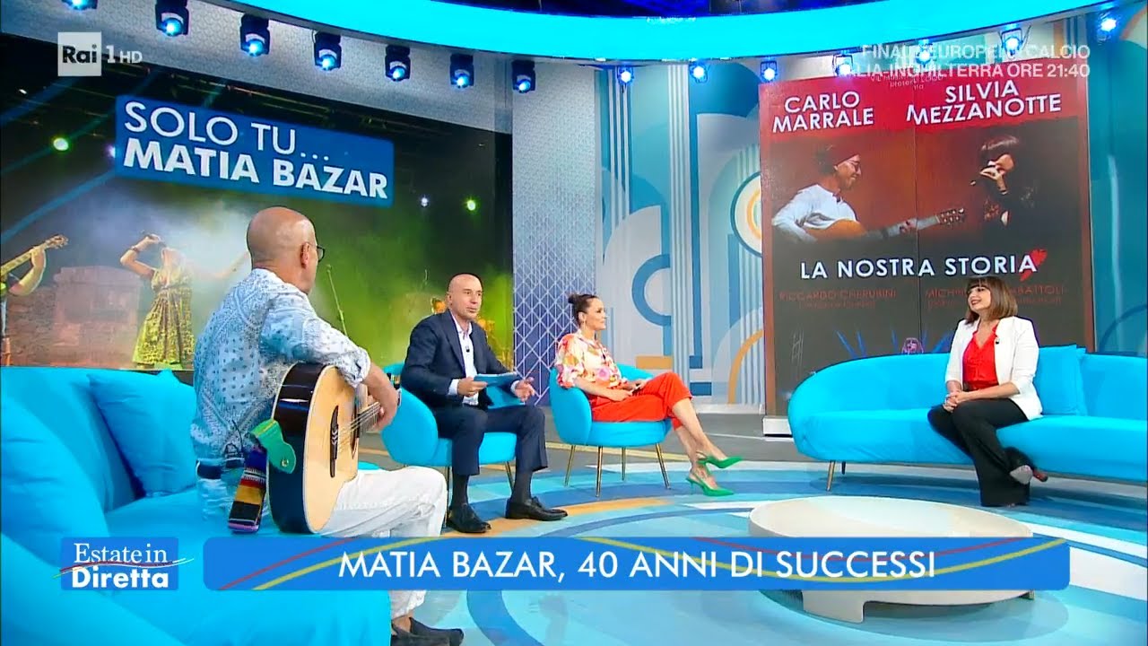 Matia Bazar, 40 anni di successi - Estate in diretta 15/07/2021
