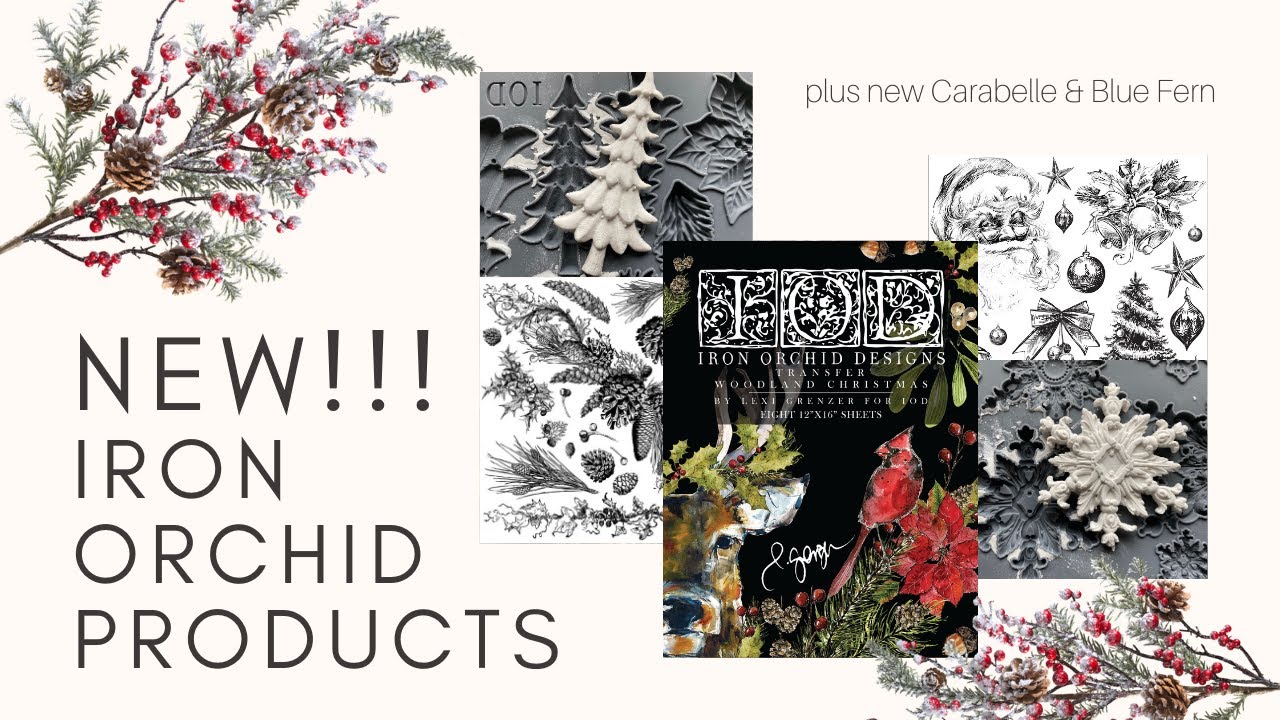 NEW PRODUCTS - IOD, CARABELLE, PINK INK DESIGNS & BLUE FERN