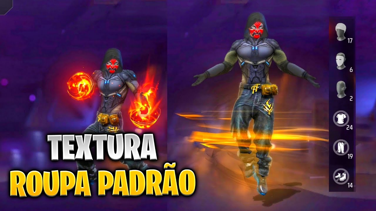 TEXTURA DO SADX FF NA ROUPA PADR&Atilde;O ATUALIZADO 2024 ANTI BAN