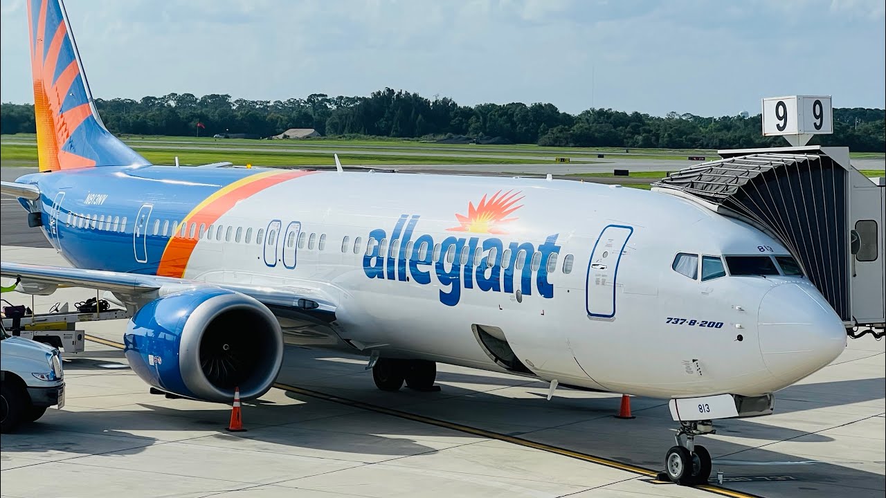 4K | Full Flight (TYS-SFB) | Allegiant Air Boeing 737 MAX 8-200 (N813NV)