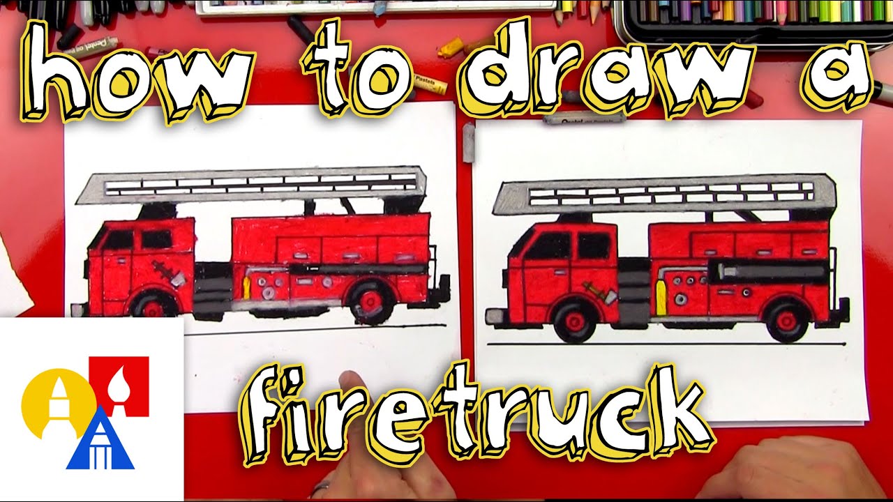 How To Draw A Fire Truck