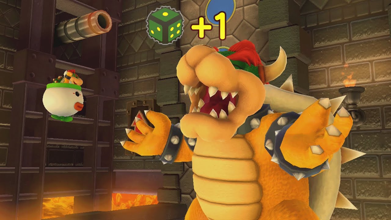 Mario Party 10 - Mario vs Luigi vs Peach vs Waluigi vs Bowser - Chaos Castle