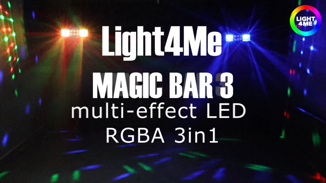 LIGHT4ME MAGIC BAR 3  multiefekt LED RGBW