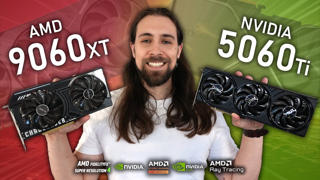RTX 4060 Ti против RTX 5060 Ti против RX 9060 XT — тесты производительности, игр, искусственного ...