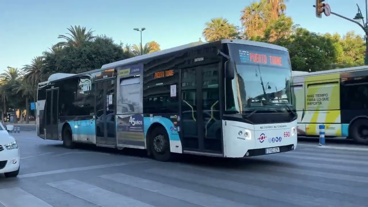 Buses in Malaga