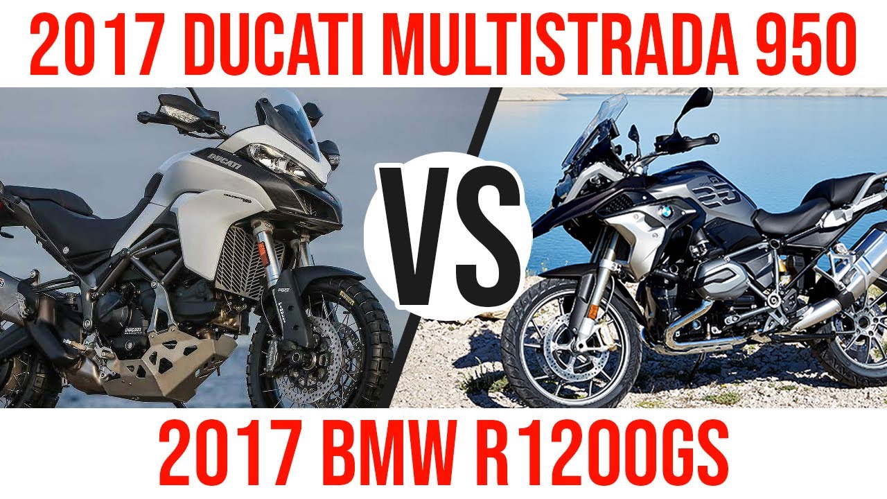2017 Ducati Multistrada 950 First Ride vs BMW R1200GS