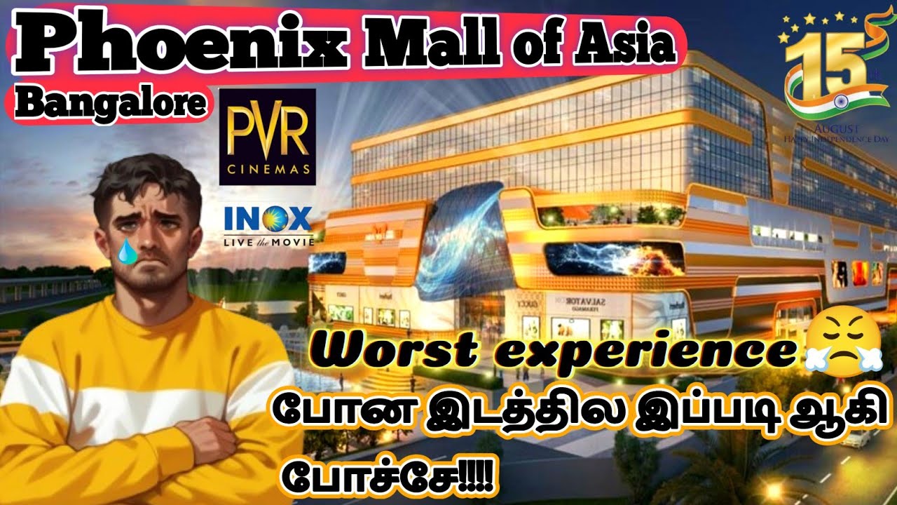 Phoenix Mall of Asia in Bangalore 😍| largest mall🌇| #tamil #vlog #review