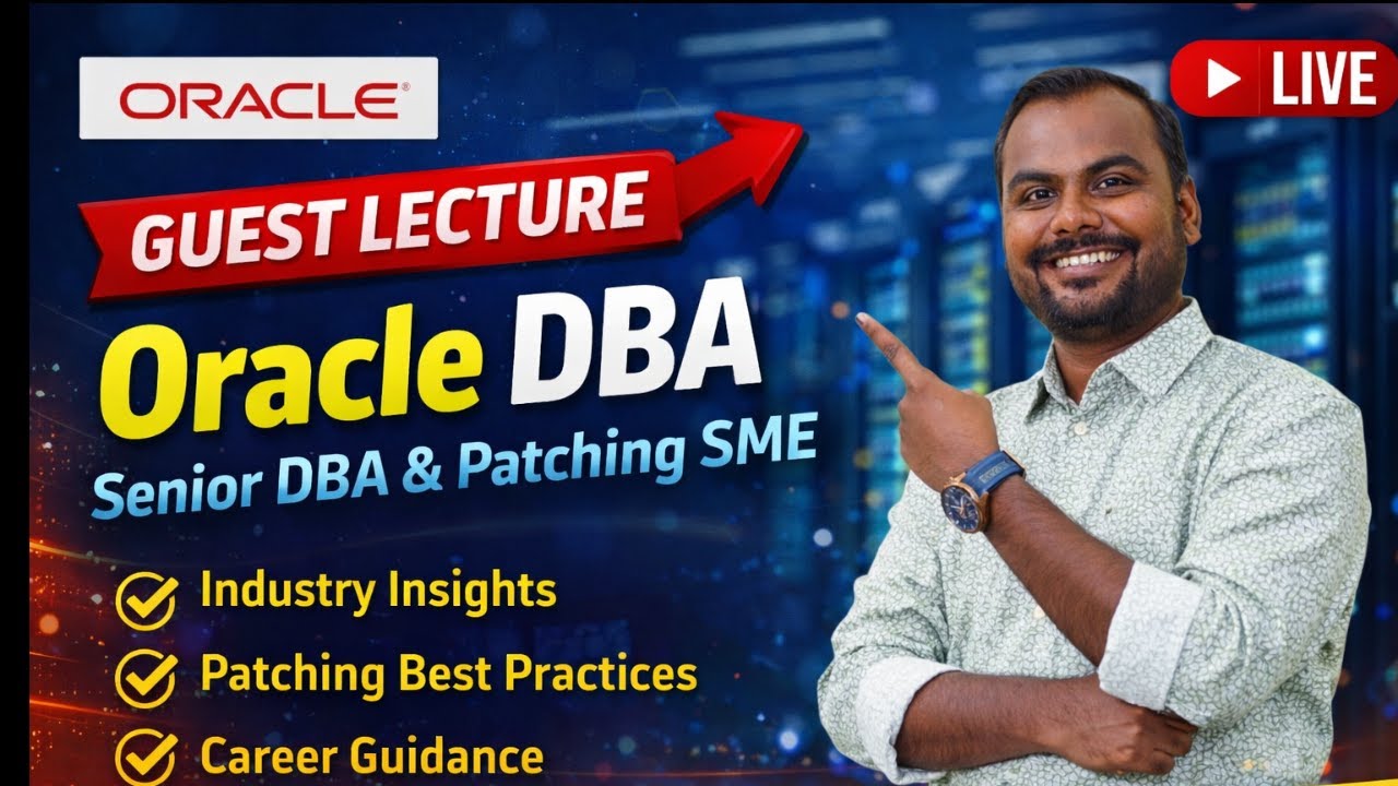 Guest Lecture: Senior Oracle DBA | Real-Time Industry Insights 🚀