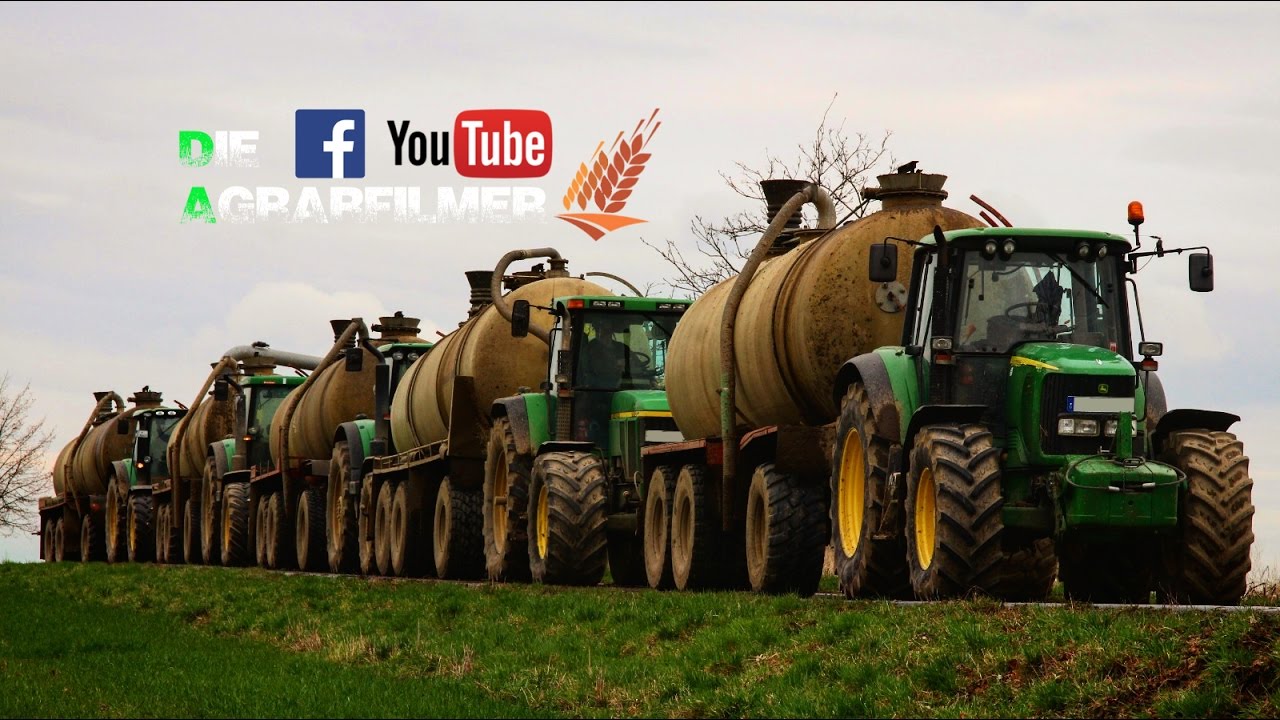 GÜLLEBOMBER / Holmer Terra Variant 600; 5 John Deere; Valtra; Claas / Die Agrarfilmer [HD]