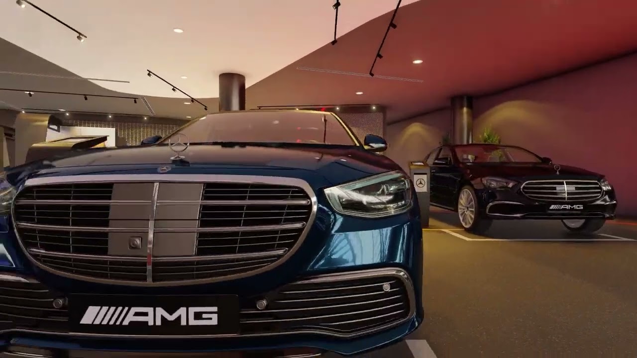 Mercedes Benz I Flagship Showroom I Cinematic CGI 3d Animation