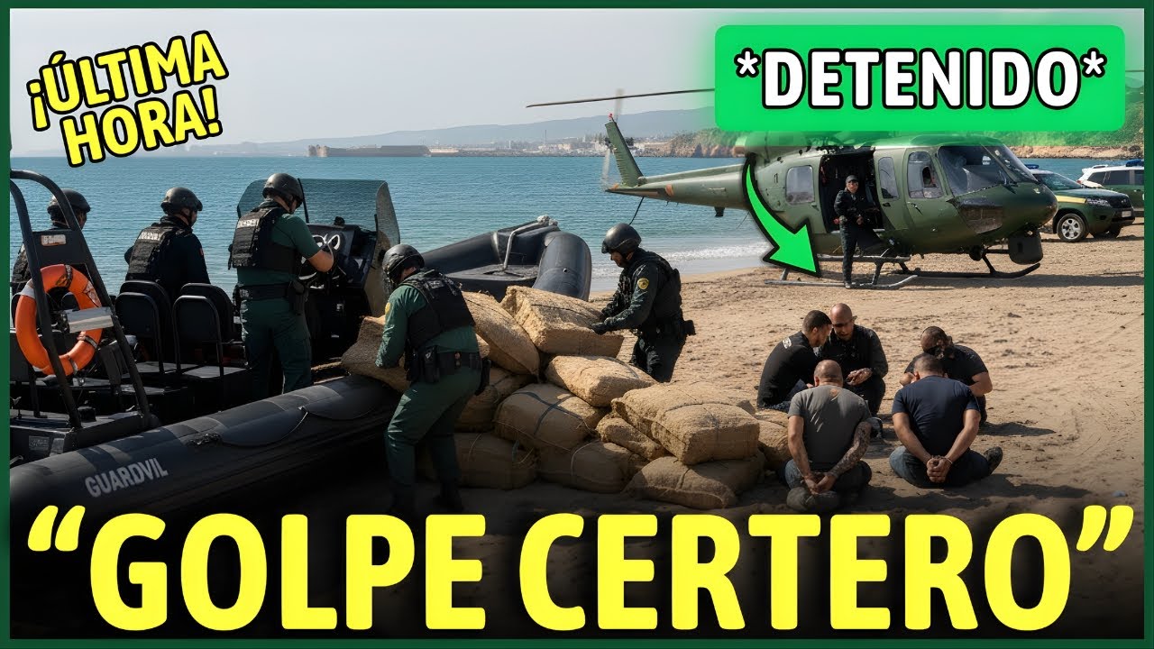 &iexcl;IMPACTANTE! AS&Iacute; Cazaron la NARCOLANCHA m&aacute;s r&aacute;pida cargada con 4T de hach&iacute;s | GUARDIA CIVIL HOY