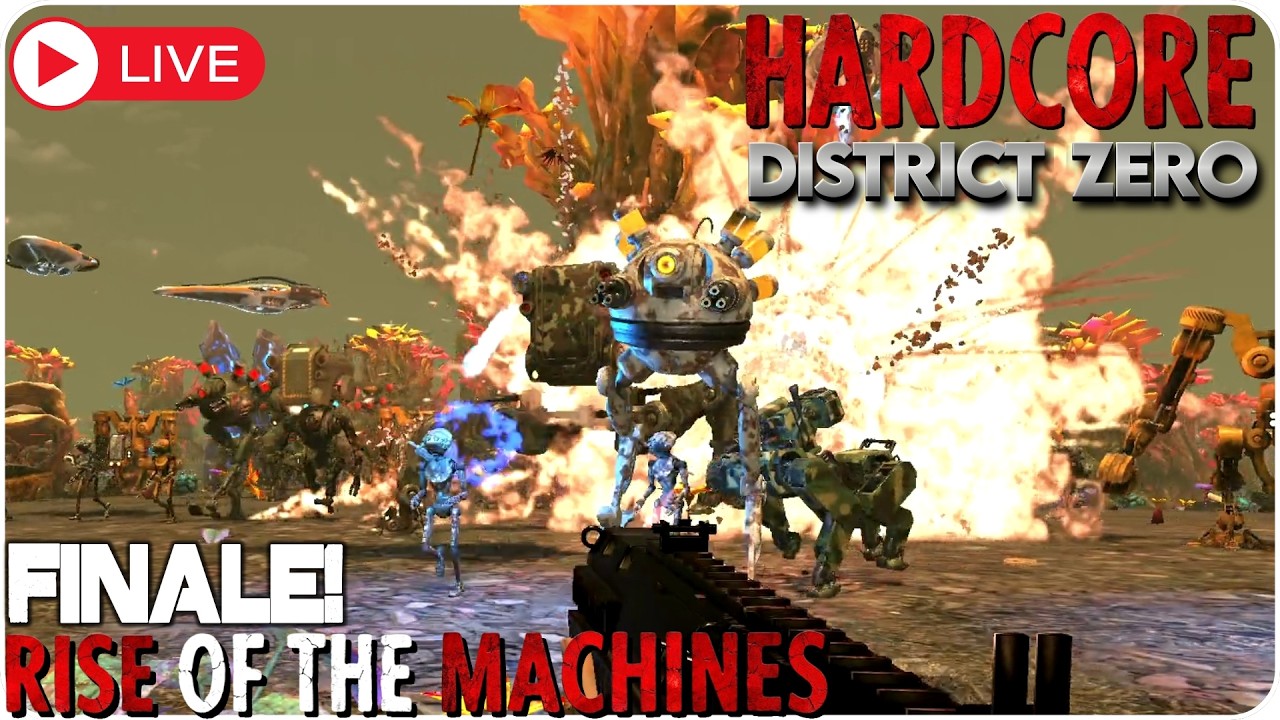 The most EPIC & DANGEROUS biome! Day 35 wasteland horde! | HARDCORE District Zero Mod