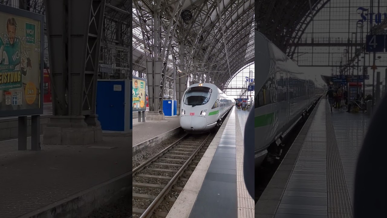 DB ICE-T Einfahrt Frankfurt Hbf. #railway #train #travel #frankfurt #deutschebahn