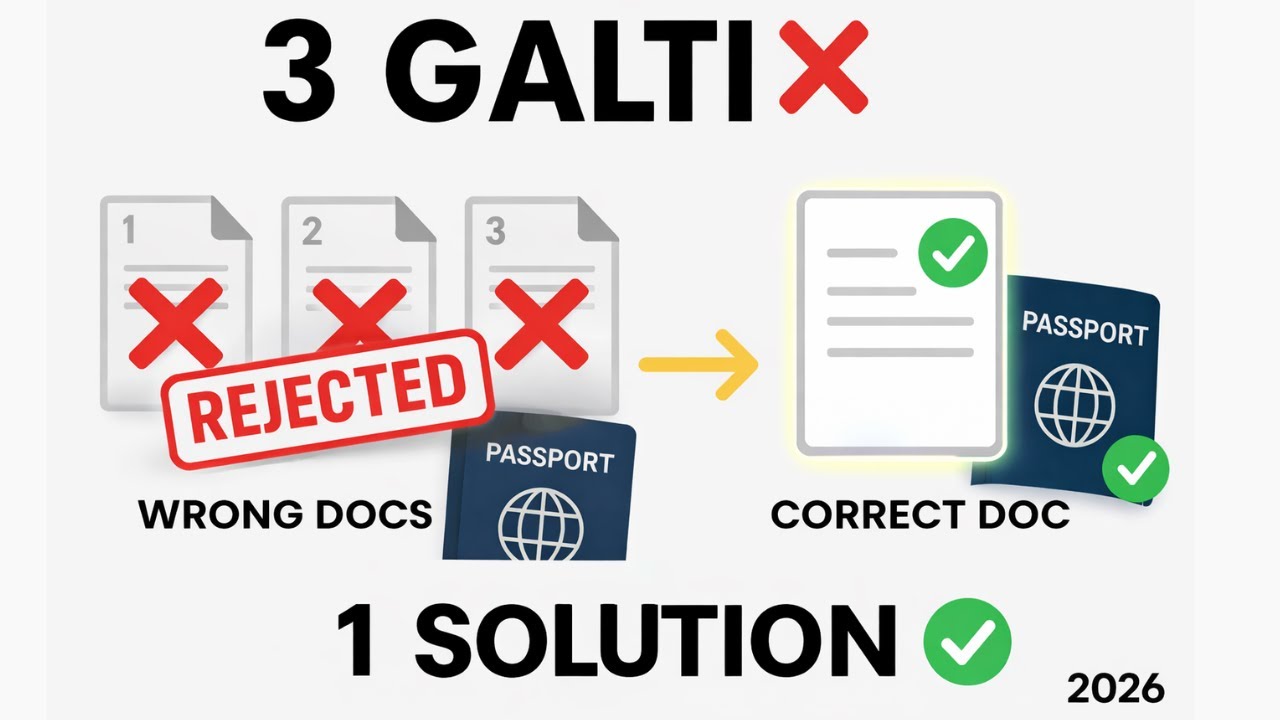Passport 2026 ❌ Ye 3 Documents Galat Hue Toh Seedha Reject