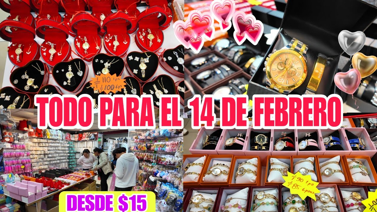Todo PARA EL 14 DE FEBRERO DESDE $15: REGALOS FINOS, PELUCHES, RELOJES, BOLSOS, PLAZA CENTRAL CDMX